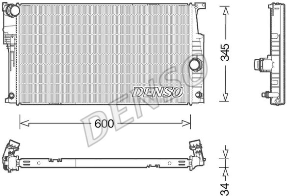 Kühler, Motorkühlung Denso DRM05004 von Denso