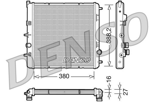 Kühler, Motorkühlung Denso DRM07003 von Denso