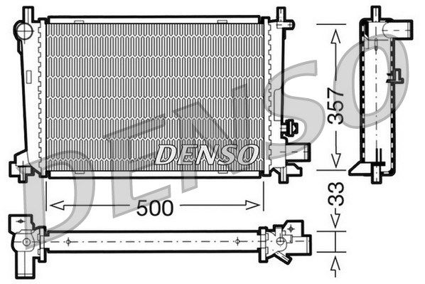 Kühler, Motorkühlung Denso DRM10039 von Denso