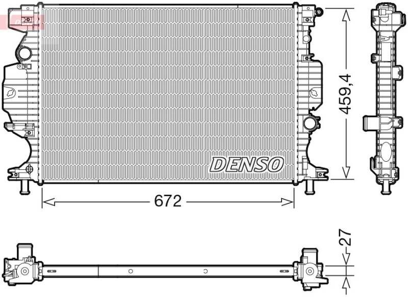 Kühler, Motorkühlung Denso DRM10120 von Denso