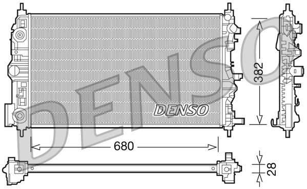 Kühler, Motorkühlung Denso DRM15006 von Denso