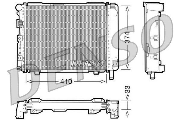 Kühler, Motorkühlung Denso DRM17062 von Denso