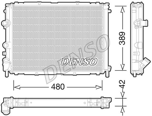 Kühler, Motorkühlung Denso DRM23033 von Denso