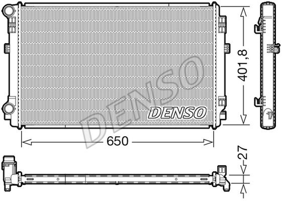 Kühler, Motorkühlung Denso DRM32048 von Denso