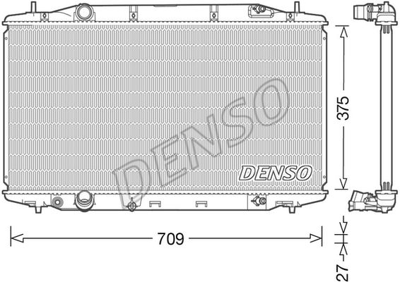 Kühler, Motorkühlung Denso DRM40041 von Denso