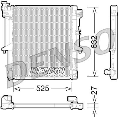 Kühler, Motorkühlung Denso DRM45034 von Denso