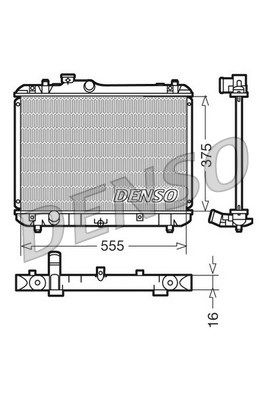 Kühler, Motorkühlung Denso DRM47008 von Denso