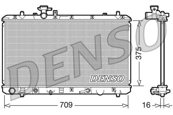 Kühler, Motorkühlung Denso DRM47024 von Denso