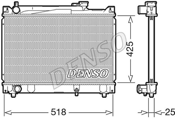 Kühler, Motorkühlung Denso DRM47030 von Denso