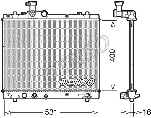 Kühler, Motorkühlung Denso DRM47035 von Denso