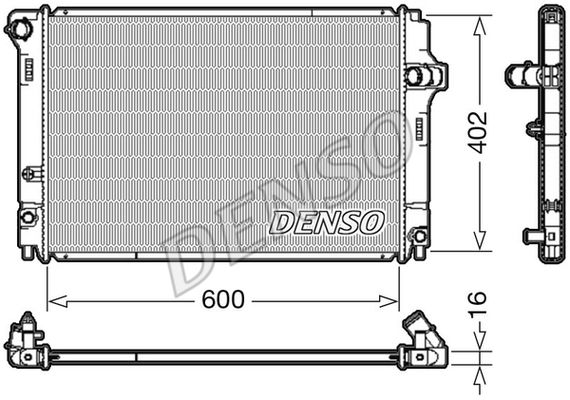 Kühler, Motorkühlung Denso DRM50089 von Denso