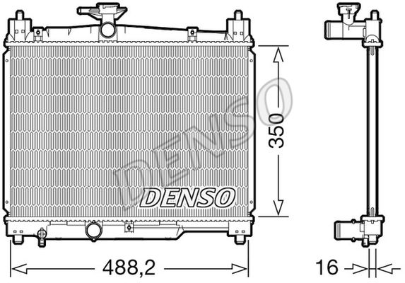 Kühler, Motorkühlung Denso DRM50101 von Denso