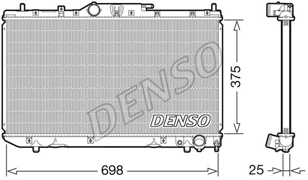 Kühler, Motorkühlung Denso DRM50114 von Denso