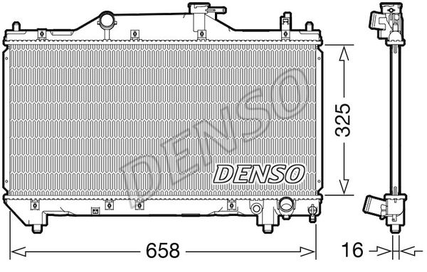 Kühler, Motorkühlung Denso DRM50131 von Denso