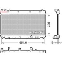 Kühler DENSO DRM40055 von Denso