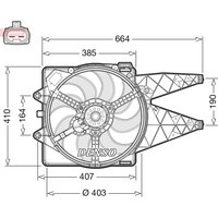 Lüfter, Motorkühlung DENSO DER09309 von Denso