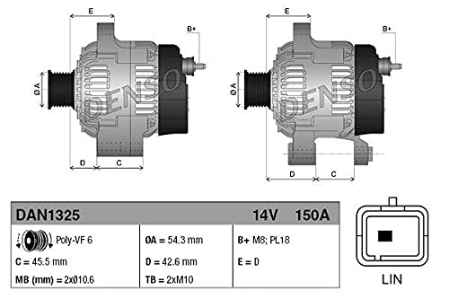 Nps DAN1325 - Generator von Denso