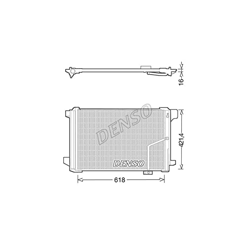 Nps DCN17035 - Kondensator, Klimaanlage von Denso