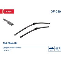 Scheibenwischer DENSO DF-089, Länge 600+450mm, Vorne, 2 Stück von Denso