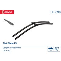 Scheibenwischer DENSO DF-098, Länge 550mm, Vorne, 2 Stück von Denso