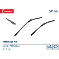 Scheibenwischer DENSO DF-401, Flat Blades Länge 700+550mm, Vorne, 2 Stück von Denso