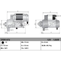 Starter DENSO DSN1472 von Denso