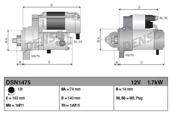 Starter Denso DSN1475 von Denso