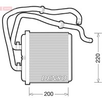 Wärmetauscher, Innenraumheizung DENSO DRR12003 von Denso