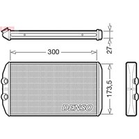 Wärmetauscher, Innenraumheizung DENSO DRR12008 von Denso