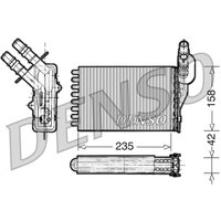 Wärmetauscher, Innenraumheizung DENSO DRR23001 von Denso