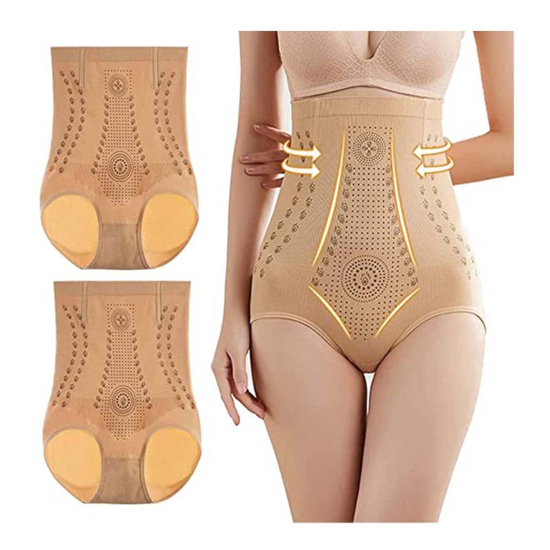 Depploo IONSTech Einzigartiger Faser-Restaurierungs-Shaper, Graphen-Vaginalstraffung und körperformender Slip (Hautfarbe, 2 Stück,One Size) von Depploo