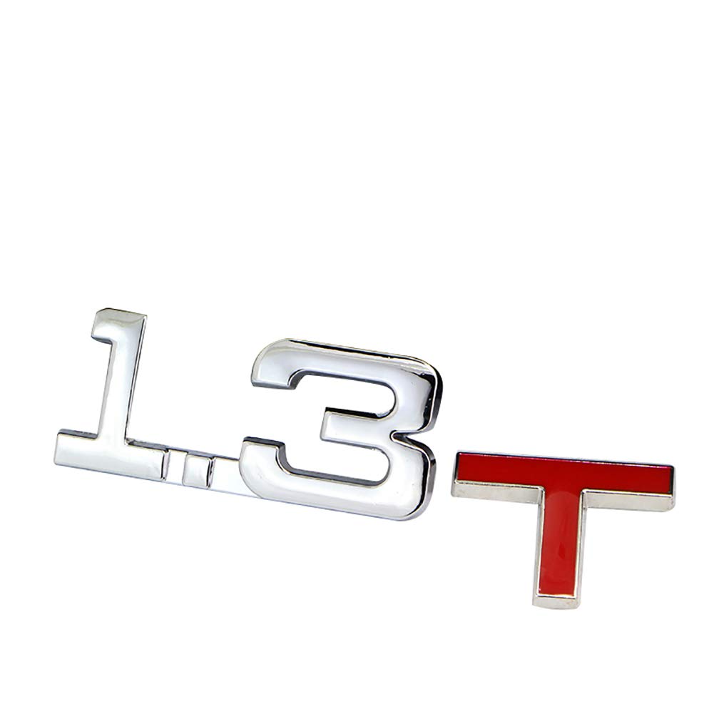 3D Metal 1.6 1.8 2.0 3.0 T Logo Emblem Badge Car Styling Stickers Decals Decor - 1.3T von Derkoly