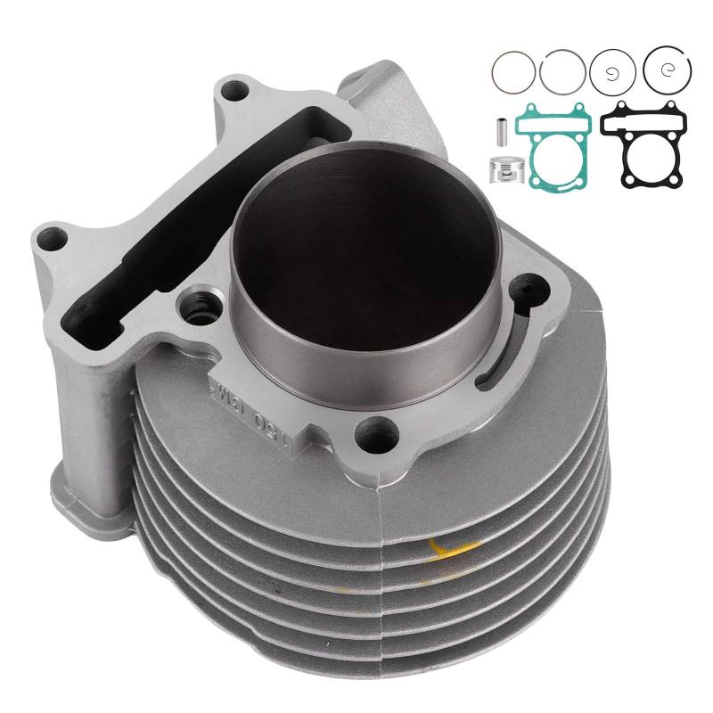 180CC 61mm/2,4in Big Bore Zylinderkit für 125cc/150cc GY6-1P52QMI/GY6-1P57QMJ Roller Motoren von Deror