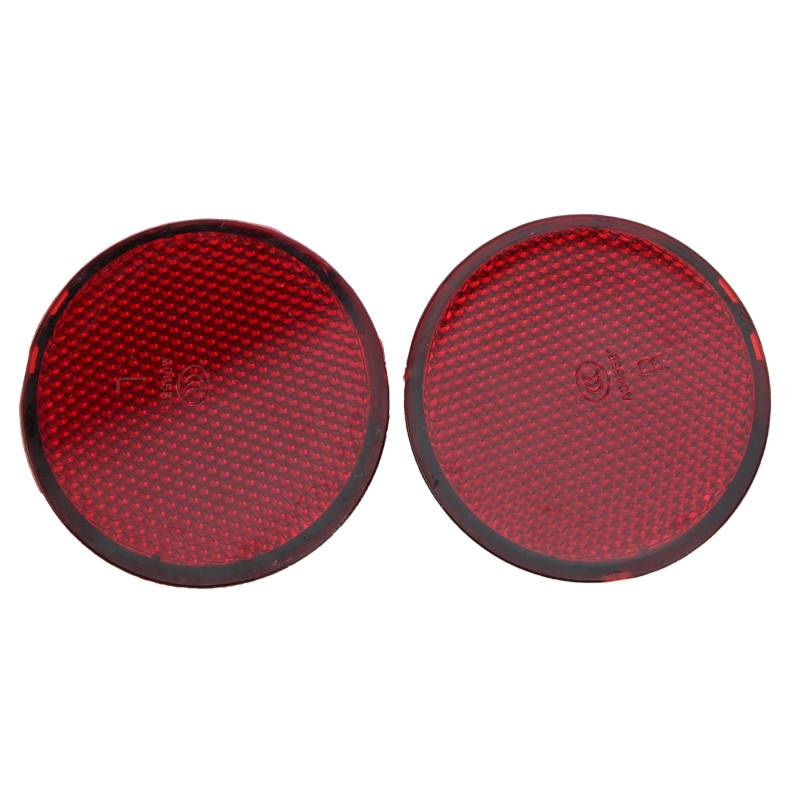 2 PCS Auto Heck Heckstoßstange Reflektor Lampe Round Fit für Nissan QASHQAI 2007-2015 (rot) von Deror