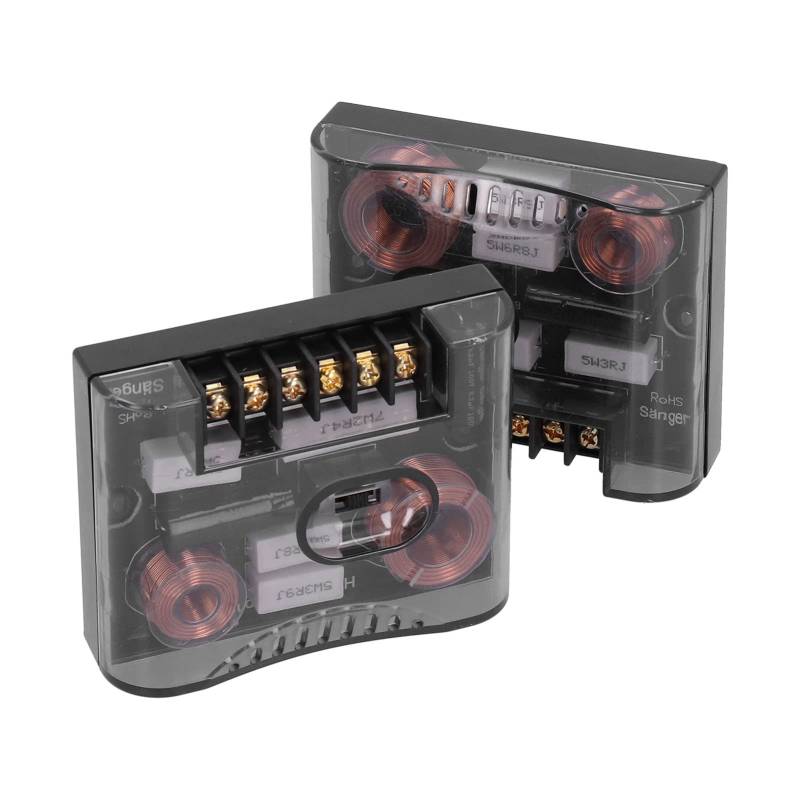 2pcs Audio Lautsprecher Frequenzteiler Crossover 2-Wege 300W High Power Universal für Auto von Deror