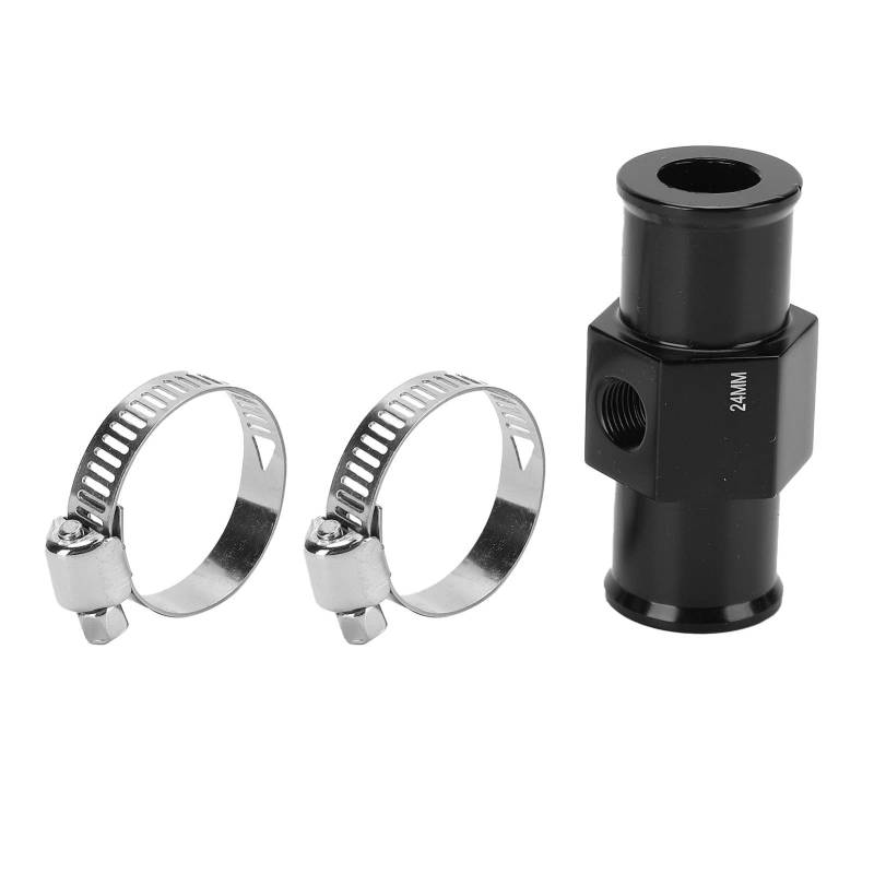 Wassertemperatur-Verbindungsrohr, Motorrad-Wassertemperatur-Adapter, Wassertemperatur-Sensor 3-Wege-Anschluss Motorrad-Modifikation(24mm) von Deror