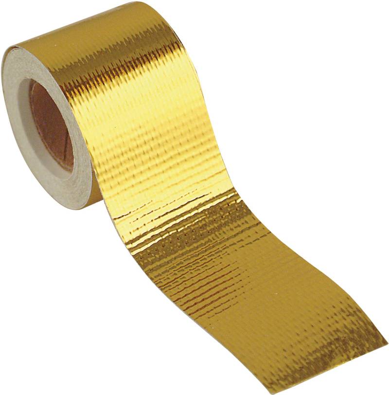 Design Engineering Reflet-A-Gold 010394 Reflektor-A-Gold Hochtemperatur-reflektierende Kleberückseite, 3,8 cm x 4,5 m Rolle von Design Engineering