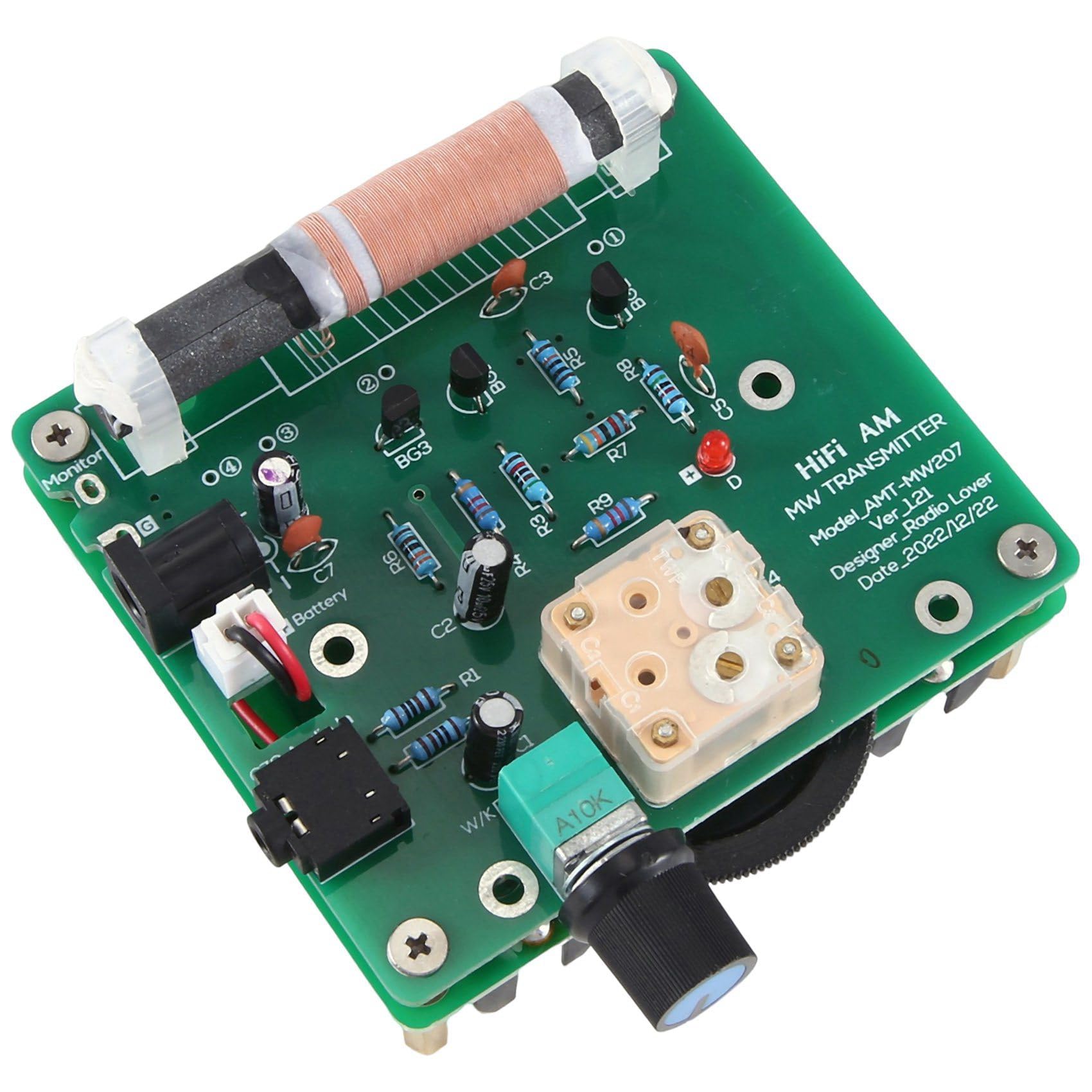 Desikixudy Mittelfrequenz-Sender, 525-1605 KHz, HiFi Am Experiment MW Radiosender aus modifiziertem Mineral Radio für FM von Desikixudy