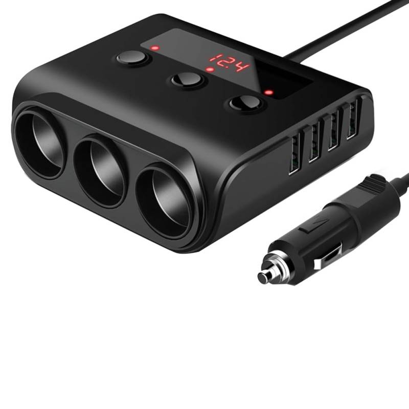 Desikixudy TR12 Auto Bluetooth Zigarettenanzünder für Autoladegerät Universal Car Supplies B von Desikixudy