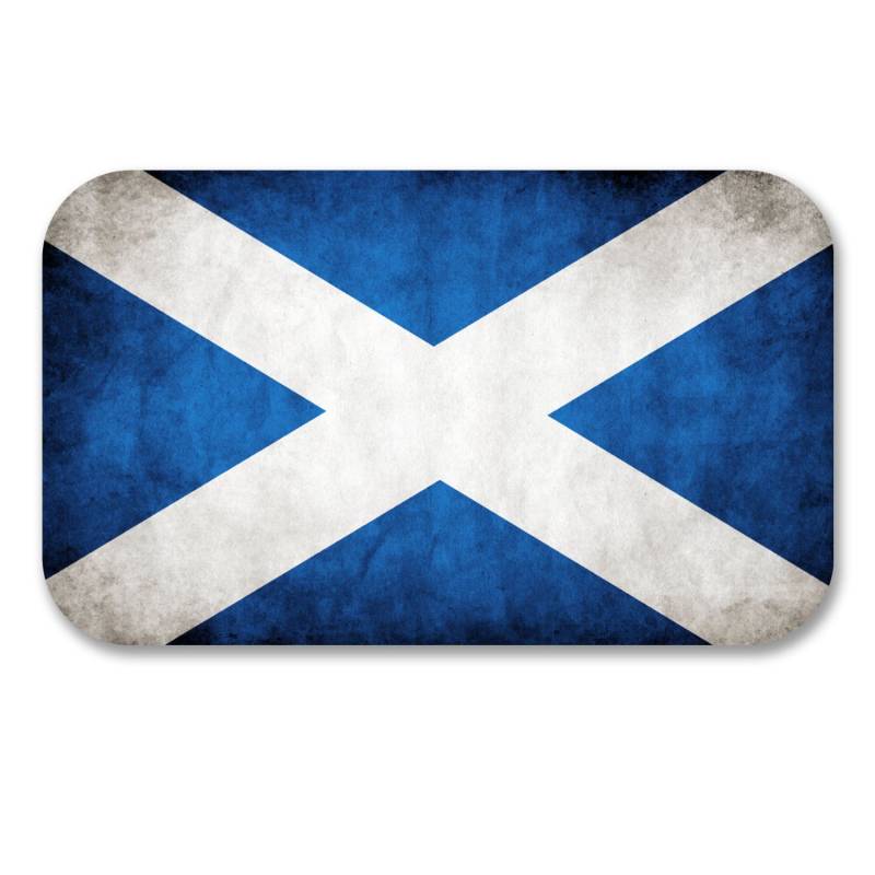 2 x 10 cm schottische Flagge Vinyl-Aufkleber Aufkleber Aufkleber Laptop Auto Bike Scot #6192 (10 cm breit x 6 cm hoch) von DestinationVinyl