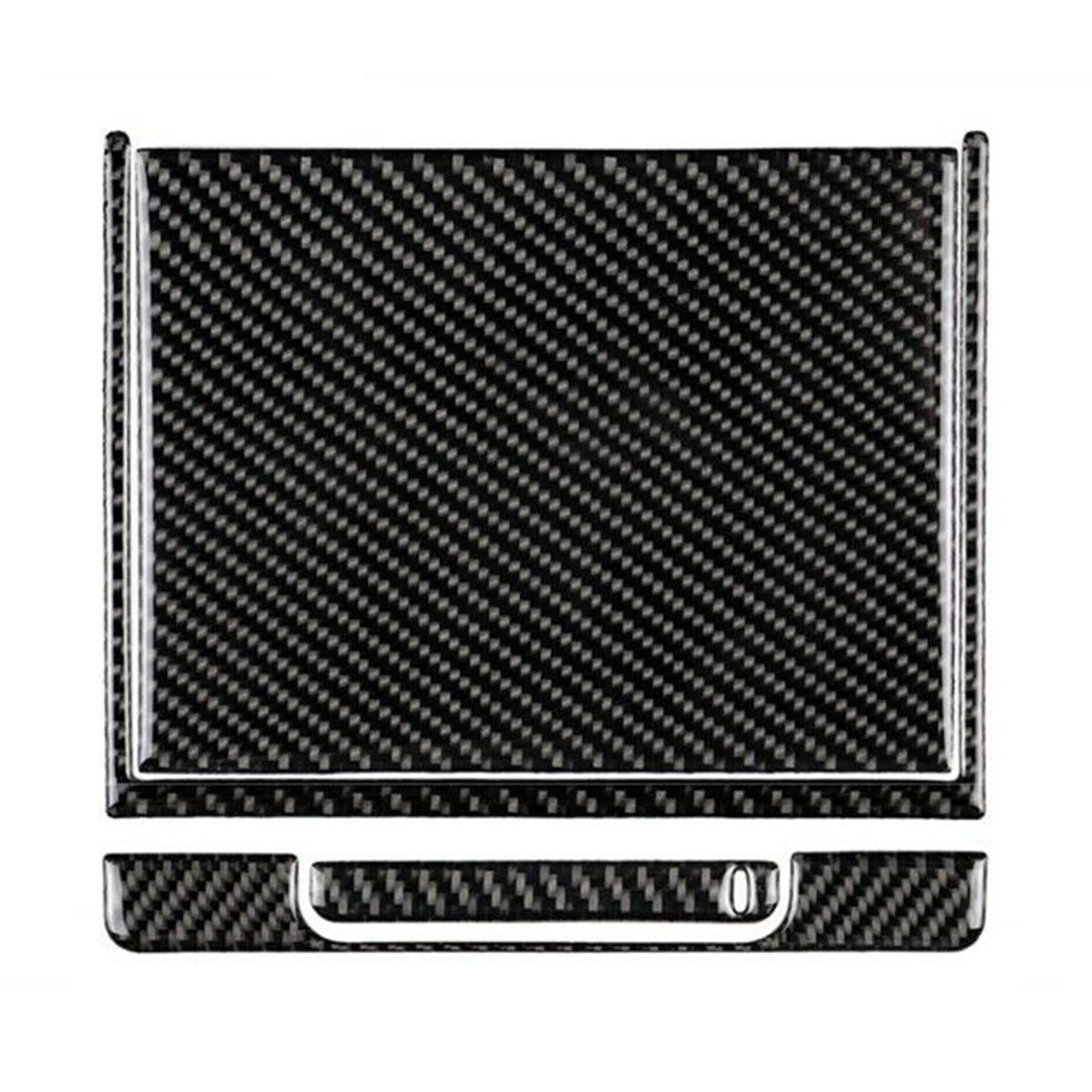 Deswtrer Carbon Fiber Center Console Storage Box Cover Trim Kit für 2018-2020 von Deswtrer