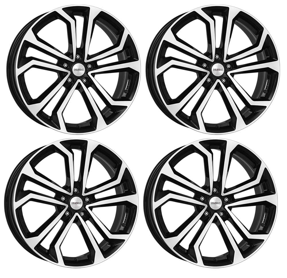 4x Dezent Felgen Alufelgen TA dark 7.5Jx17 ET45 5x114,3 kompatibel mit Honda Accord Civic CR-V CR-Z FR-V Civic HR-V von Dezent