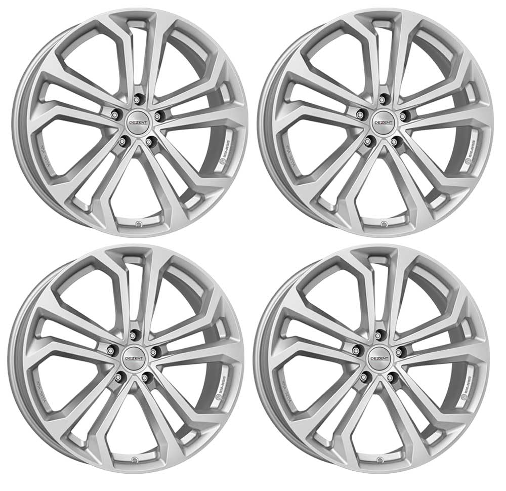 4x Dezent Felgen Alufelgen TA silver 7.0Jx17 ET40 5x114,3 kompatibel mit Renault Fluence Grand Scenic Megane Scenic Austral Clio Fluence K von Dezent