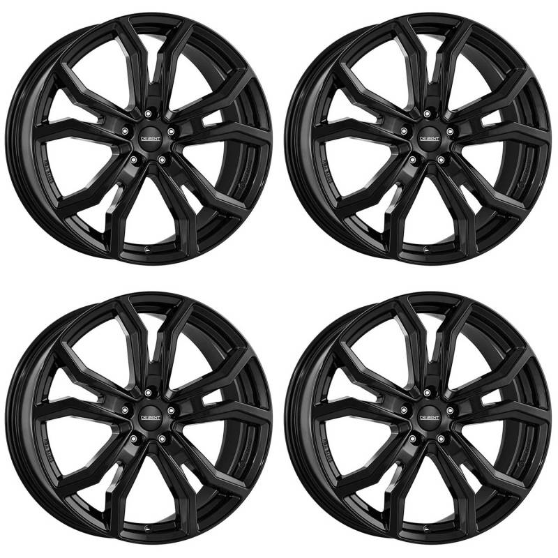 4x Dezent Felgen Alufelgen TV black 6.5Jx16 ET48 5x112 kompatibel mit Skoda Octavia Superb Yeti Karoq Octavia von Dezent