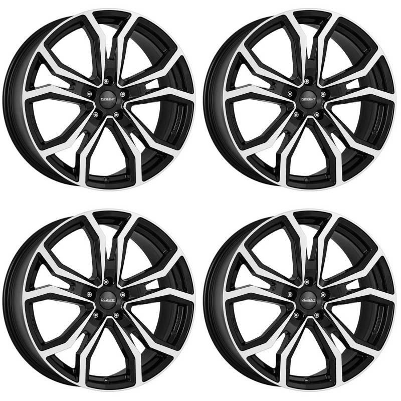 4x Dezent Felgen Alufelgen TV dark 6.5Jx16 ET48 5x112 kompatibel mit Skoda Octavia Superb Yeti Karoq Octavia von Dezent