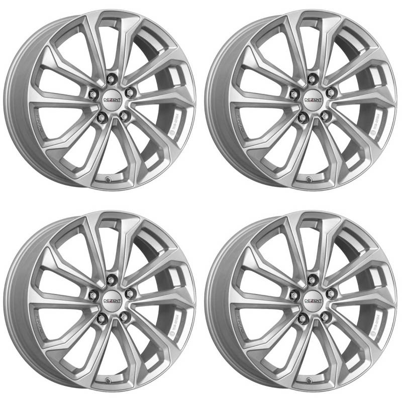 4x Dezent Felgen KS silver 7.0Jx17 ET53 5x114,3 kompatibel mit Hyundai Elantra i30 i30 Ioniq Kona von Dezent