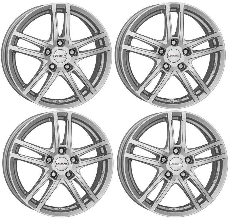 4x Dezent Felgen TZ 6.0Jx15 ET23 4x108 kompatibel mit Peugeot 1007 206 207 208 301 307 208 von Dezent