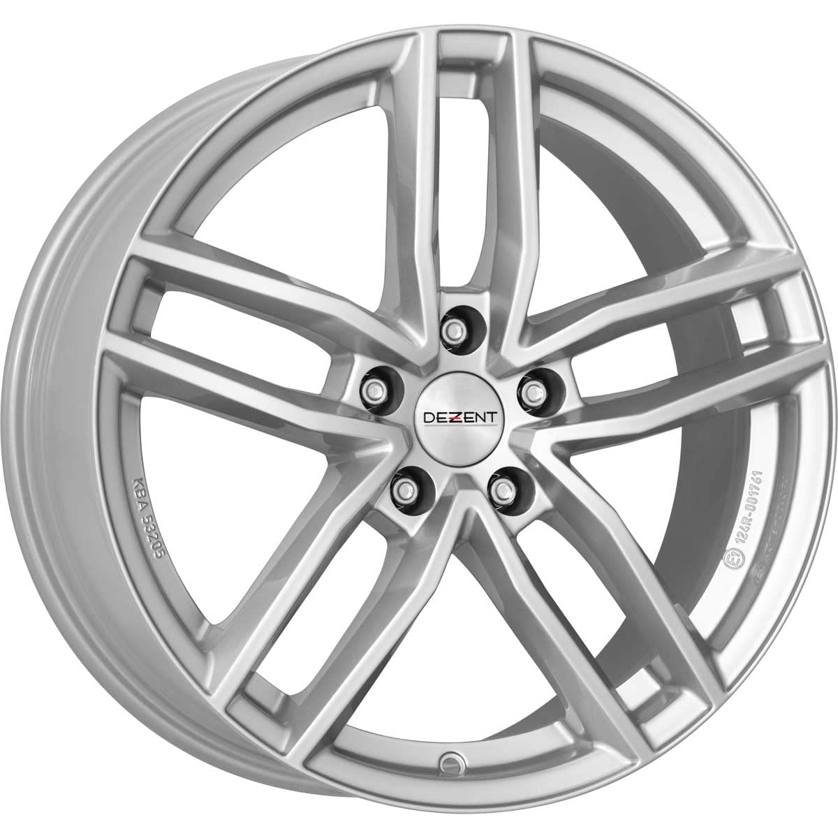 Dezent Felge TR silver 7.5Jx18 ET51 5x112 Diamant Silber TTRF8SA51VE von Dezent