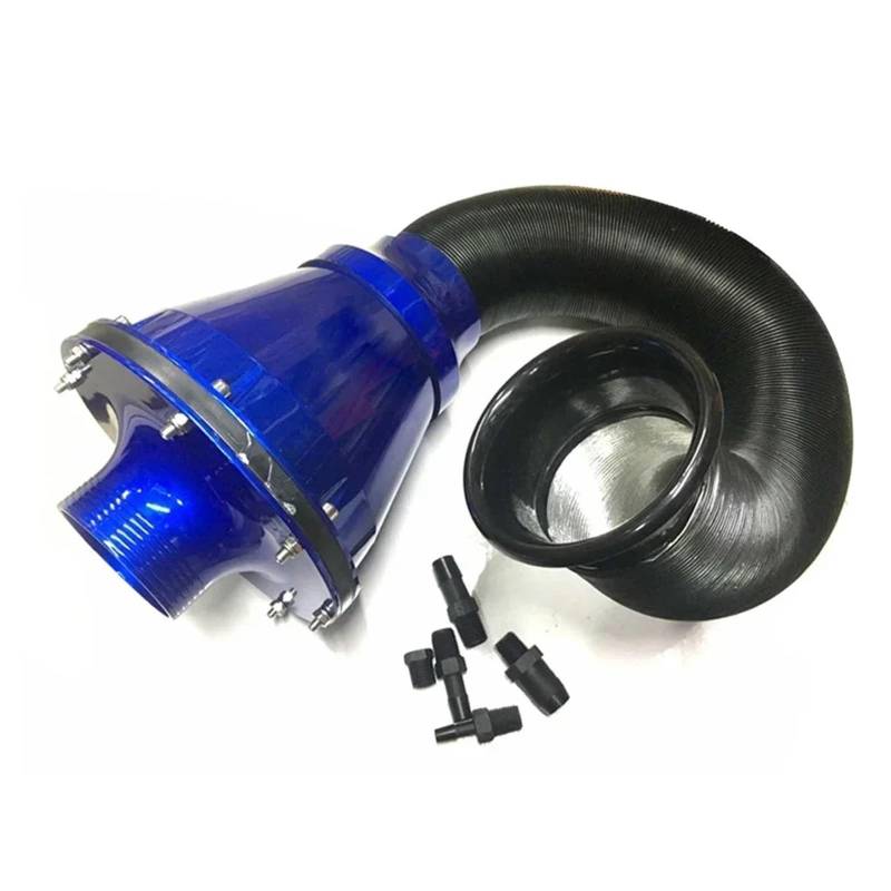 Ansaugrohr 1 Set 76mm Luftfilter Pilzkopf Air Power Intake Faltenbalg 3 Zoll Filter Auto SUV High Flow Kaltlufteinlass Reiniger Trim Luft Einlass Schlauch von Dfvajwc