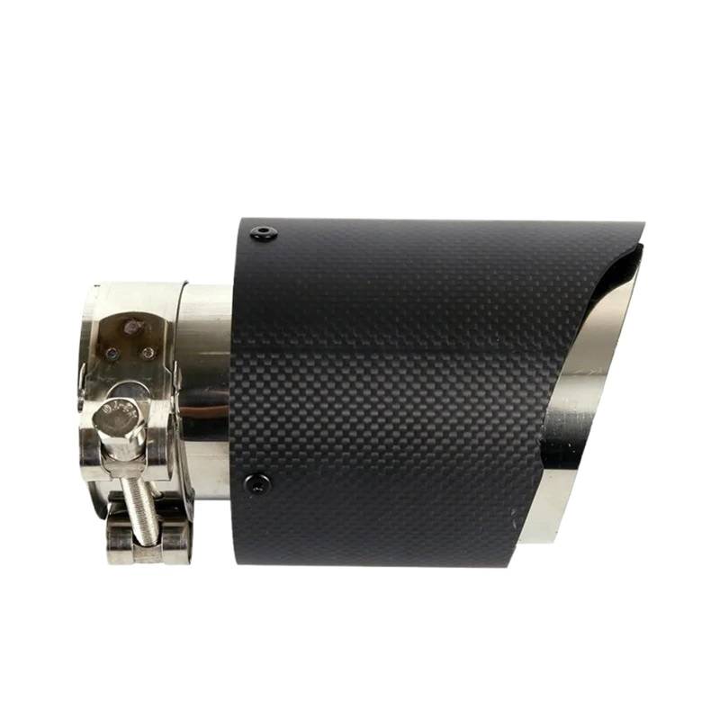 Auto Auspuffrohr Autoauspuff Endrohr Carbon Fiber Endschalldämpfer Rohr IN 63mm Out 76mm 89mm 101mm 114mm Auspuff Endrohr von Dfvajwc